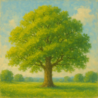 Ein grüner Baum signalisiert die Hoffnung und positive Energie des Krisenteams von Bethel.regional