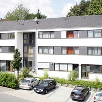 Ansicht des Gebäudes vom Haus Billerbeckstraße in Witten von Bethel.regional, wo Menschen mit einer psychischen Erkrankung wohnen.