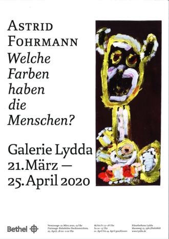 Plakat Galerie Lydda Astrid Fohrmann