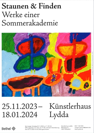 Plakat Staunen und Finden