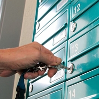 Der Postkasten des Hauses in der Altfriedstraße in Dortmund von Bethel.regional für Menschen mit psychischen Erkrankungen