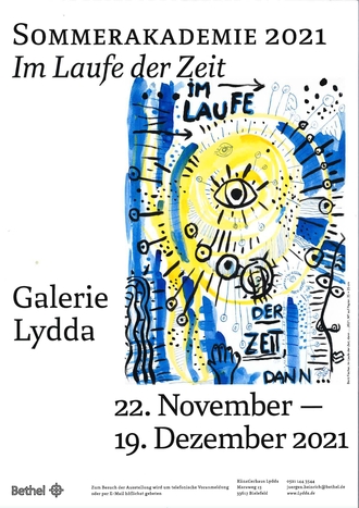 Ausstellungsplakat Künstlerhaus Lydda Bethel Im Laufe der Zeit