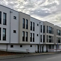 Außenansicht des Gebäudes Haus Olperstraße in Freudenberg von Bethel.regional, für Menschen mit schweren Behinderungen und Hilfebedarf für ihren Alltag