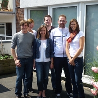 Team des Ambulant Unterstützenden Wohnen in Münster von Bethel.regional zur Unterstützung von Menschen mit Behinderung bei der Freizeit- und Tagesgestaltung