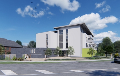 Das integrative Mehrgenerationenquartier in Bad Neuenjahr-Ahrweiler von Bethel.regional richtet sich an Menschen mit erworbenen Hirnschädigungen und Erwachsene mit geistigen Behinderungen.