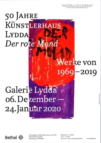 Künstlerhaus Lydda Plakat Der rote Mond