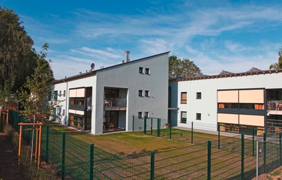 Das Haus an der Breslaustraße von Bethel.regional in Dortmund unterstützt Menschen mit erworbenen Hirnschäden.