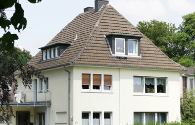 Außenansicht der Wohngruppe Berliner Straße in Hagen von Bethel.regional für die Unterstützung von erwachsenen Menschen mit Behinderungen.