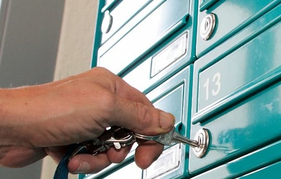 Der Postkasten des Hauses in der Altfriedstraße in Dortmund von Bethel.regional für Menschen mit psychischen Erkrankungen